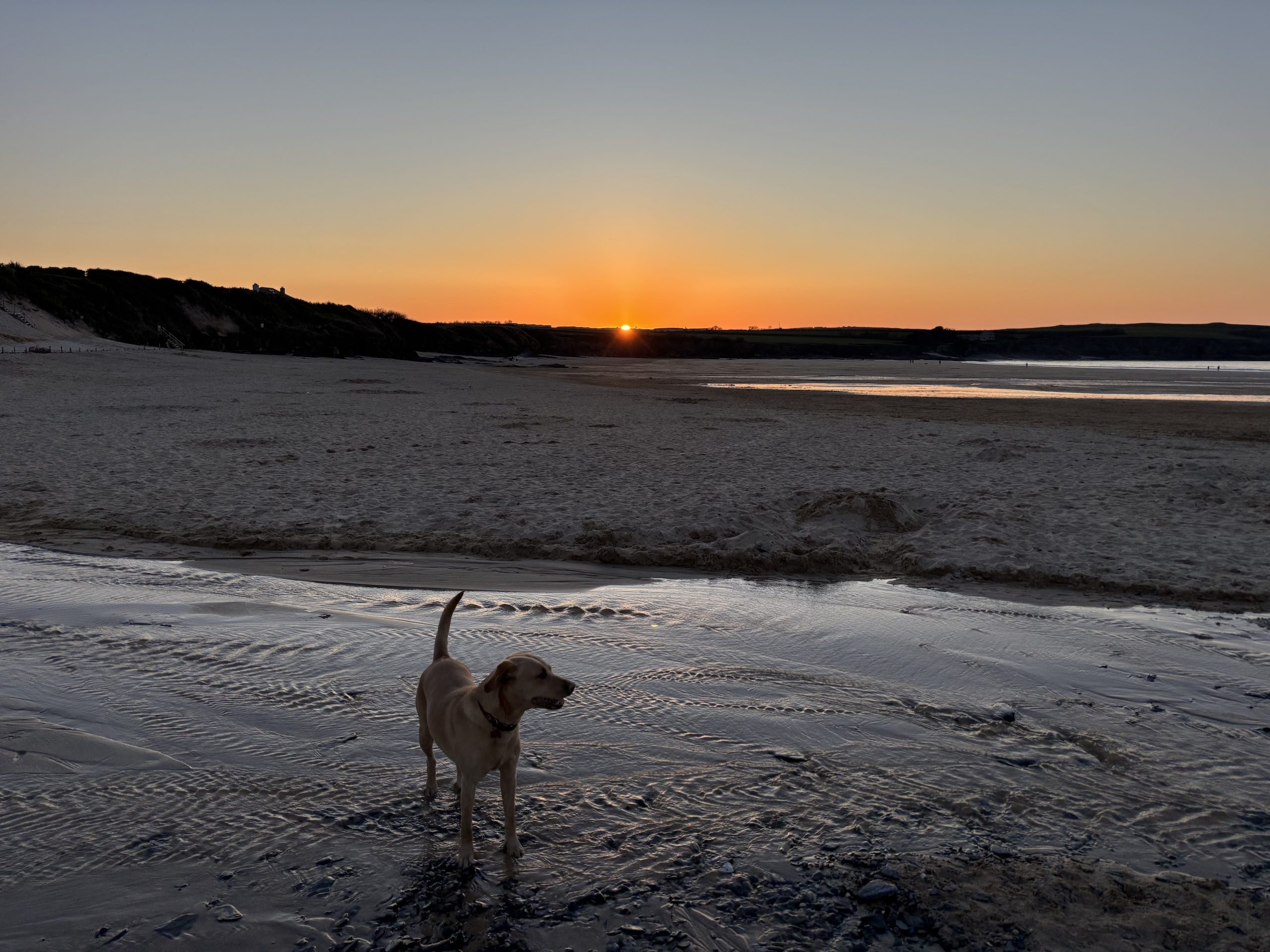 Harlyn at sunset